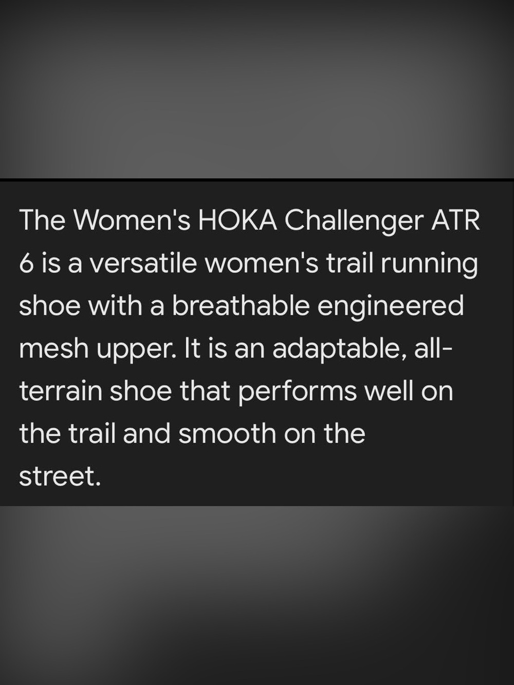 Hoka Women's Challenger ATR 6
